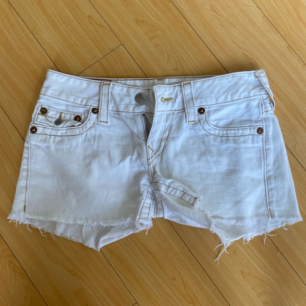 True Religion Jean Shorts size 28